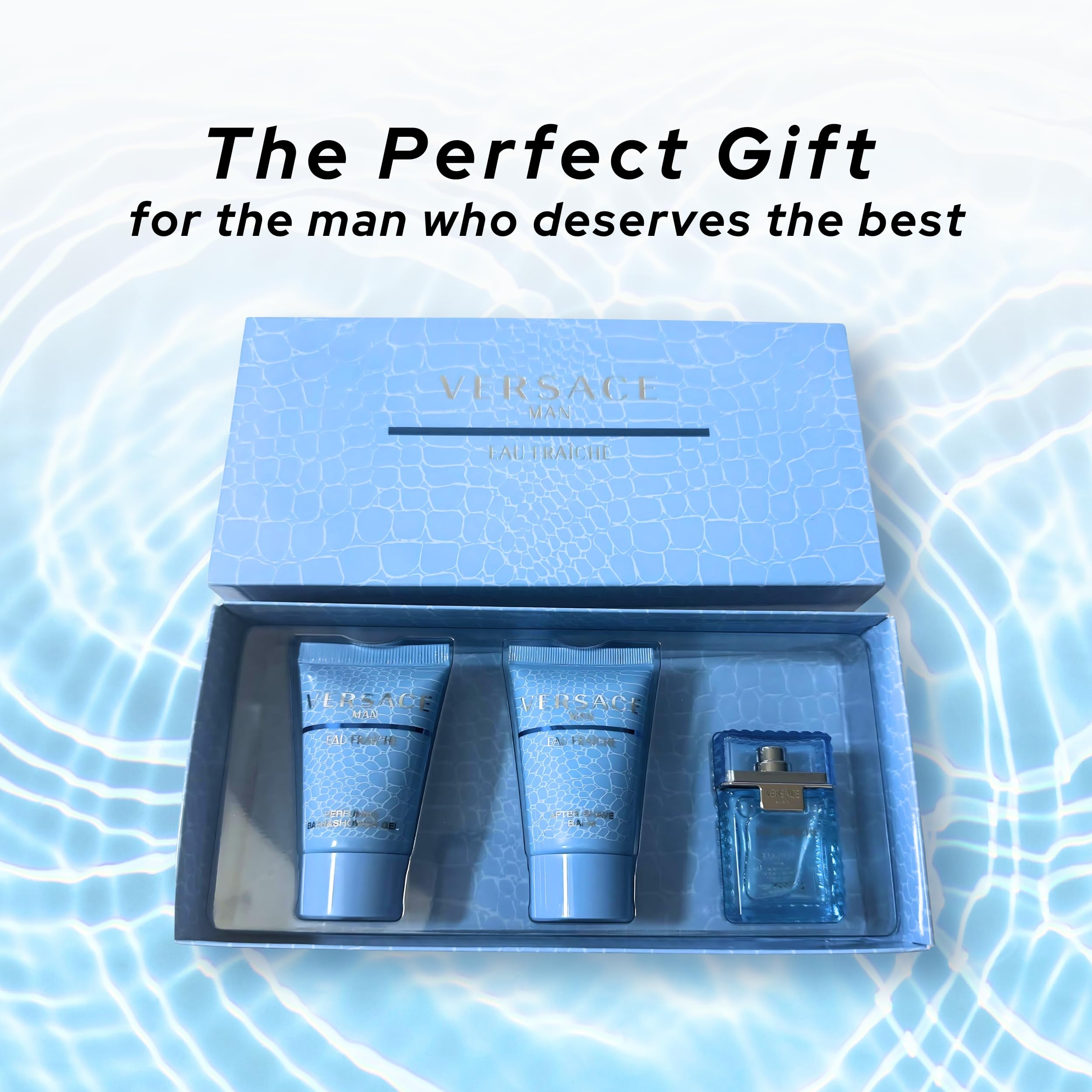 Versace Man Eau Fraiche mini shower gel for a refreshing shower