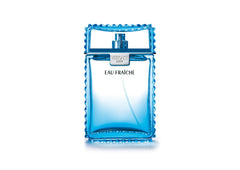 Versace Man Eau Fraiche packaging box highlights a lighter fragrance profile.