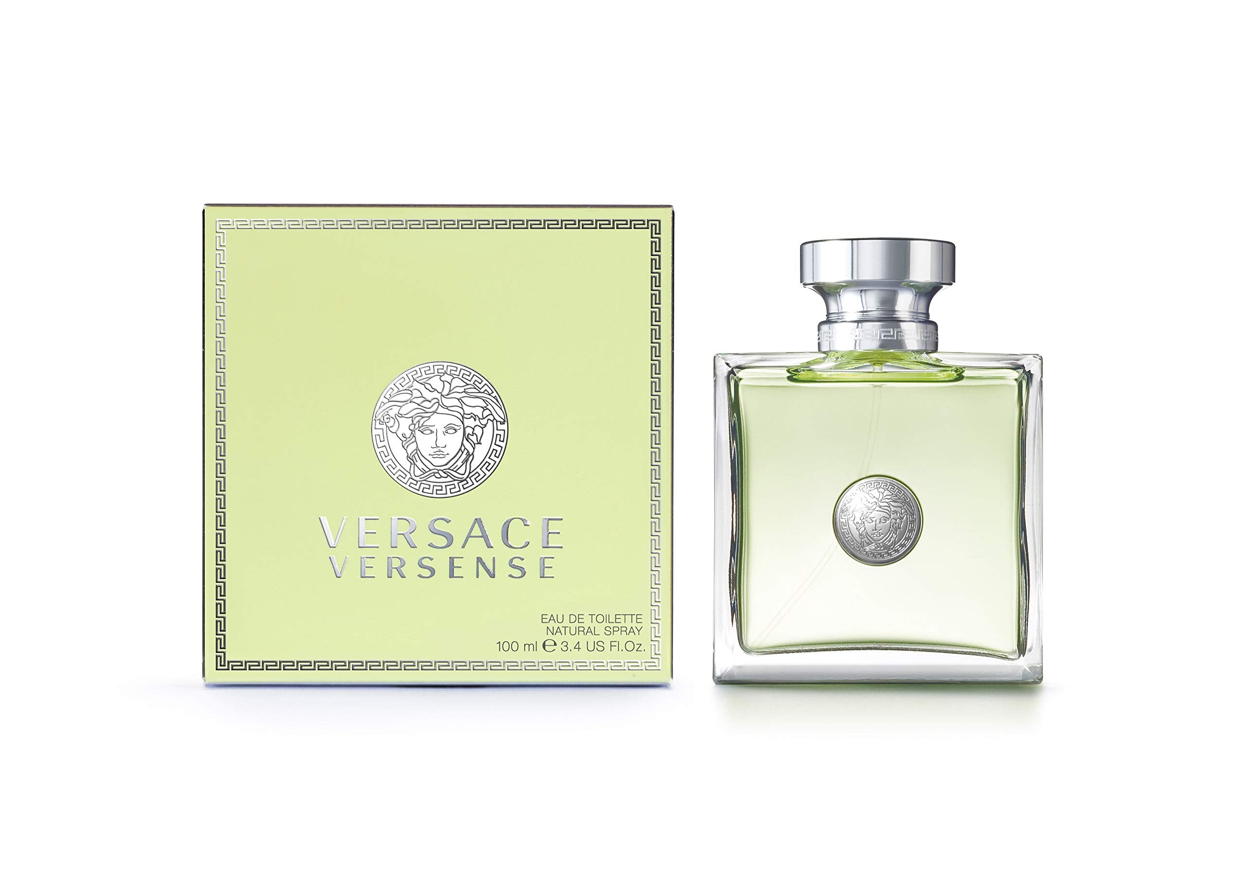 Versace Versense EDT bottle front view showcasing Mediterranean-inspired freshness for daily wear.