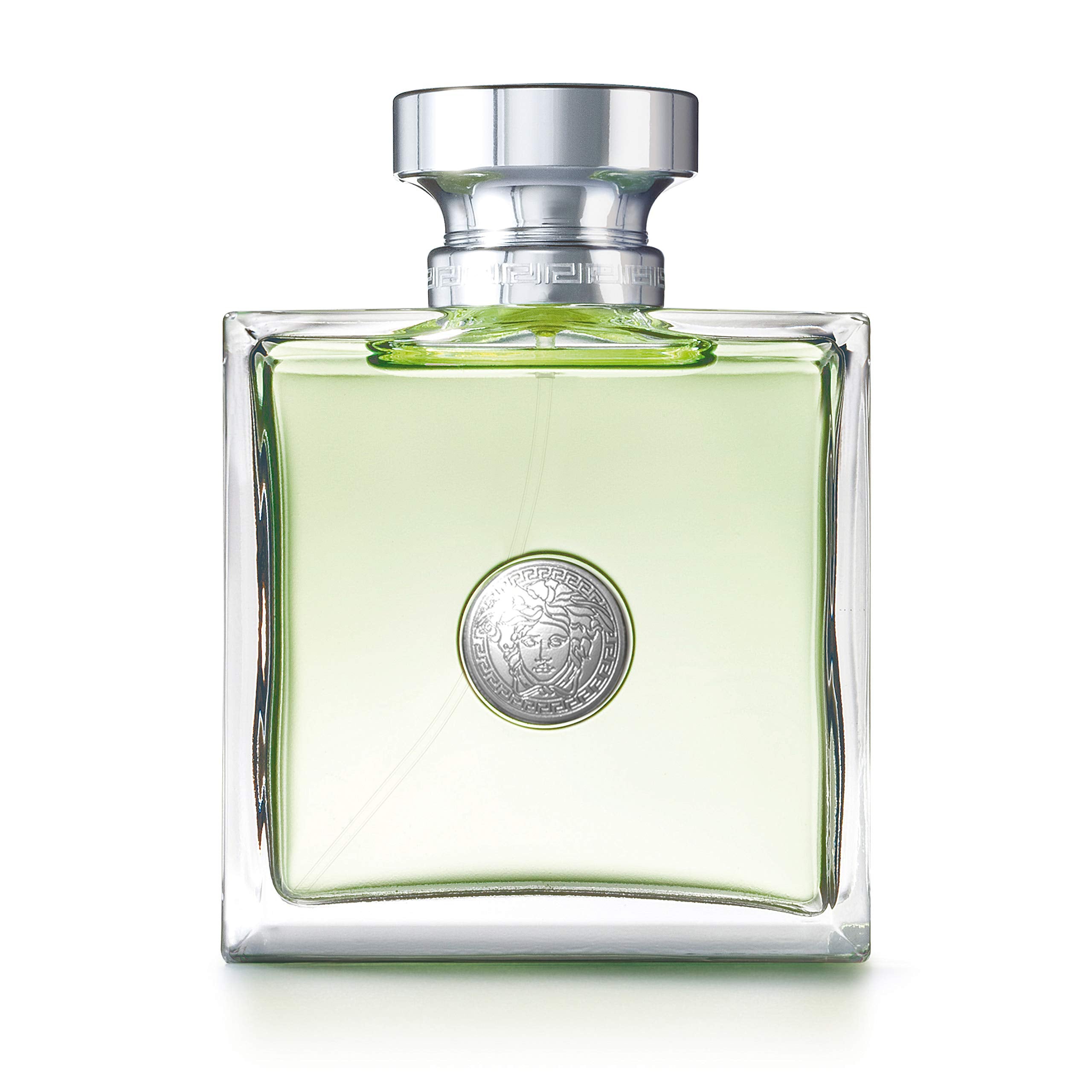 Versace Versense EDT bottle side view emphasizing graceful packaging and long-lasting fragrance potential.
