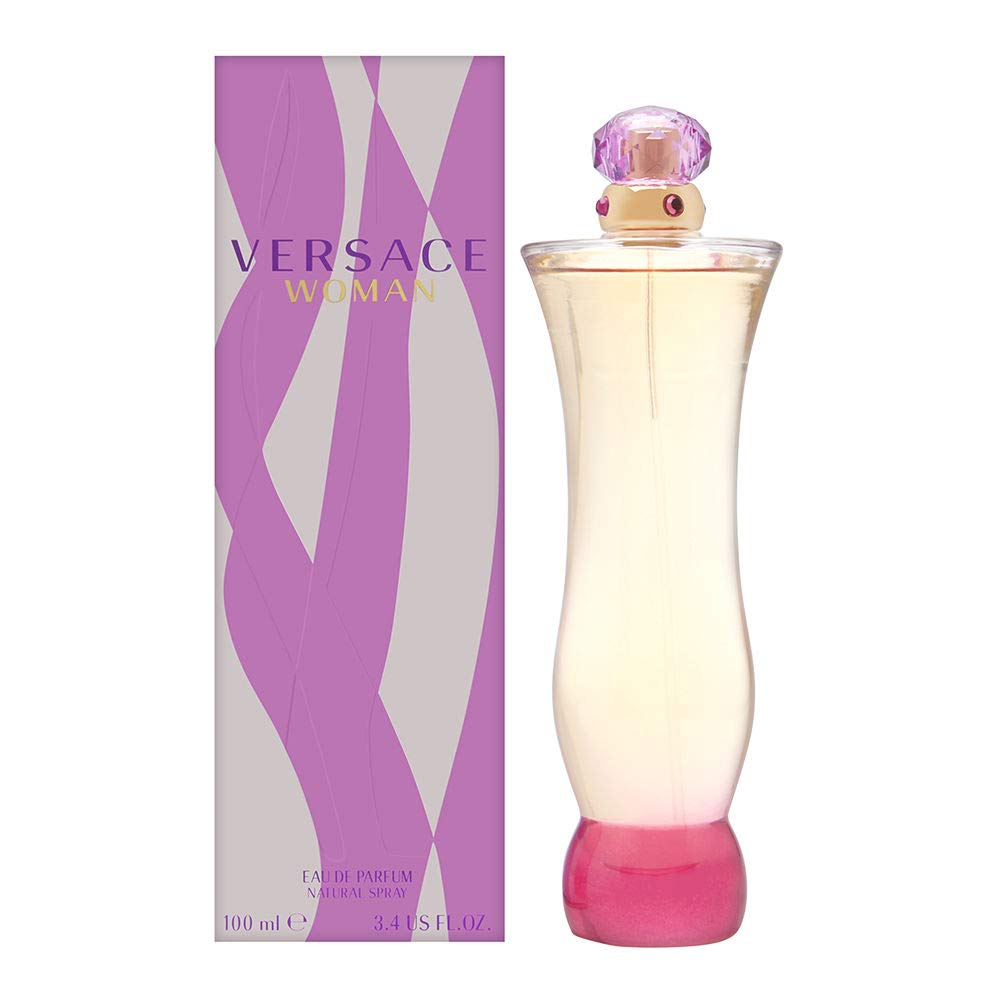 Versace Woman EDP bottle, 3.4 oz, ideal for daily elegance and evening wear