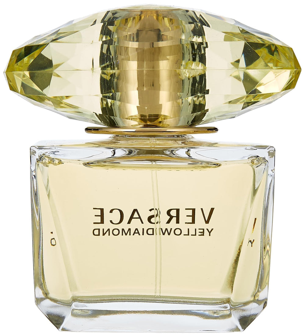 Versace Yellow Diamond atomizer shows smooth spray for easy application.