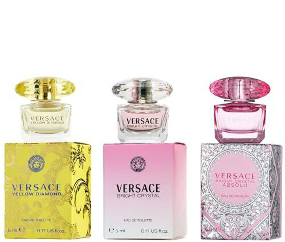 Versace Yellow Diamond bottle close-up, sparkling facets for everyday glamour.