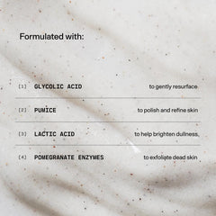 Versed Buff It Out in-shower application demonstrates smoothing exfoliation during bath