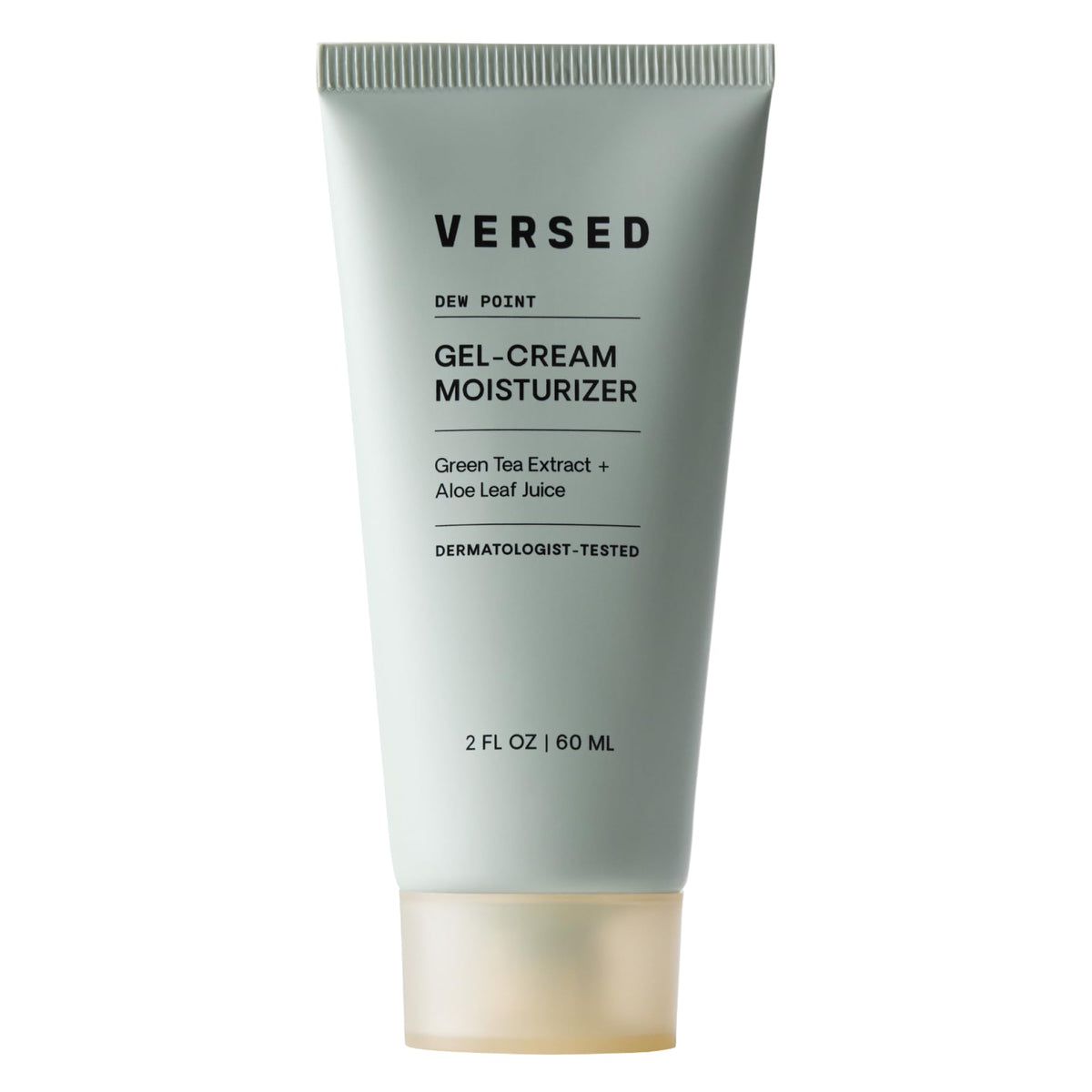 Versed Dew Point gel moisturizer bottle showing lightweight hydration for daily use