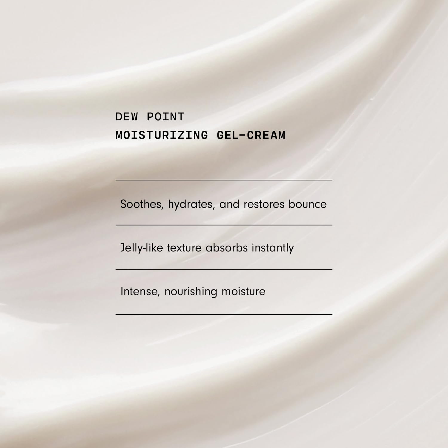 Versed Dew Point Gel Moisturizer shown for night-time hydration and calm skin