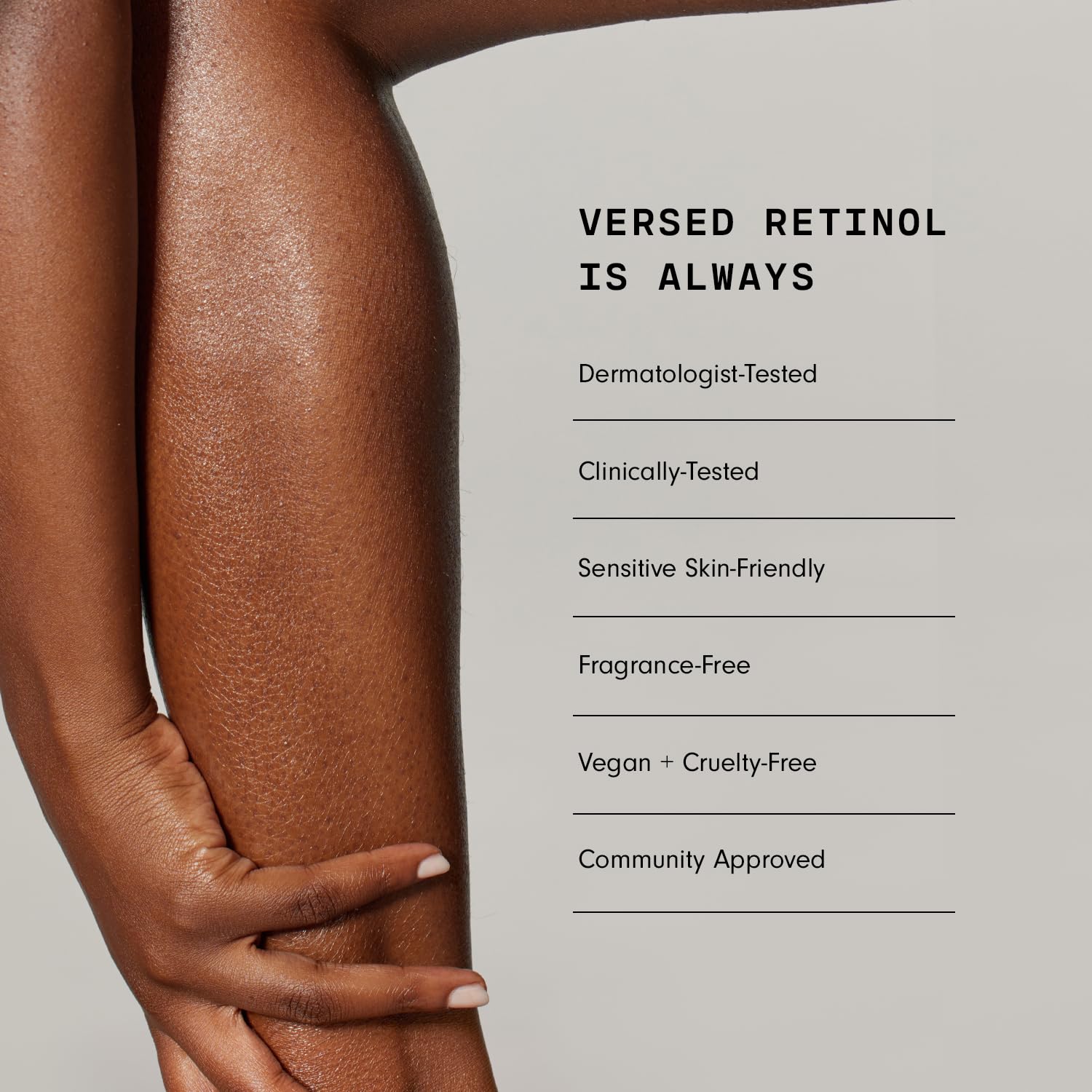 Versed Cocoa butter jar highlights nourishing, creamy texture.