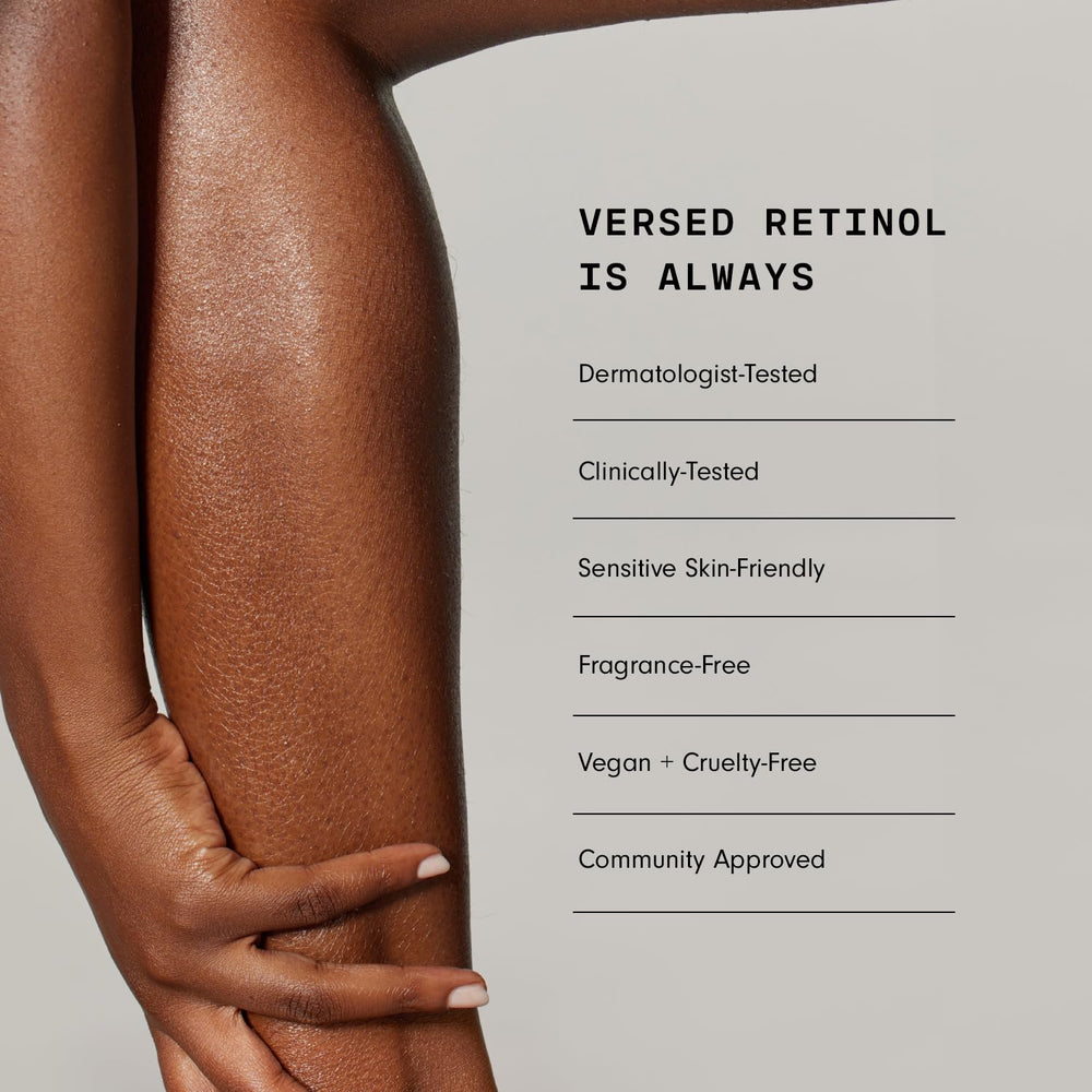 Versed Cocoa butter jar highlights nourishing, creamy texture.
