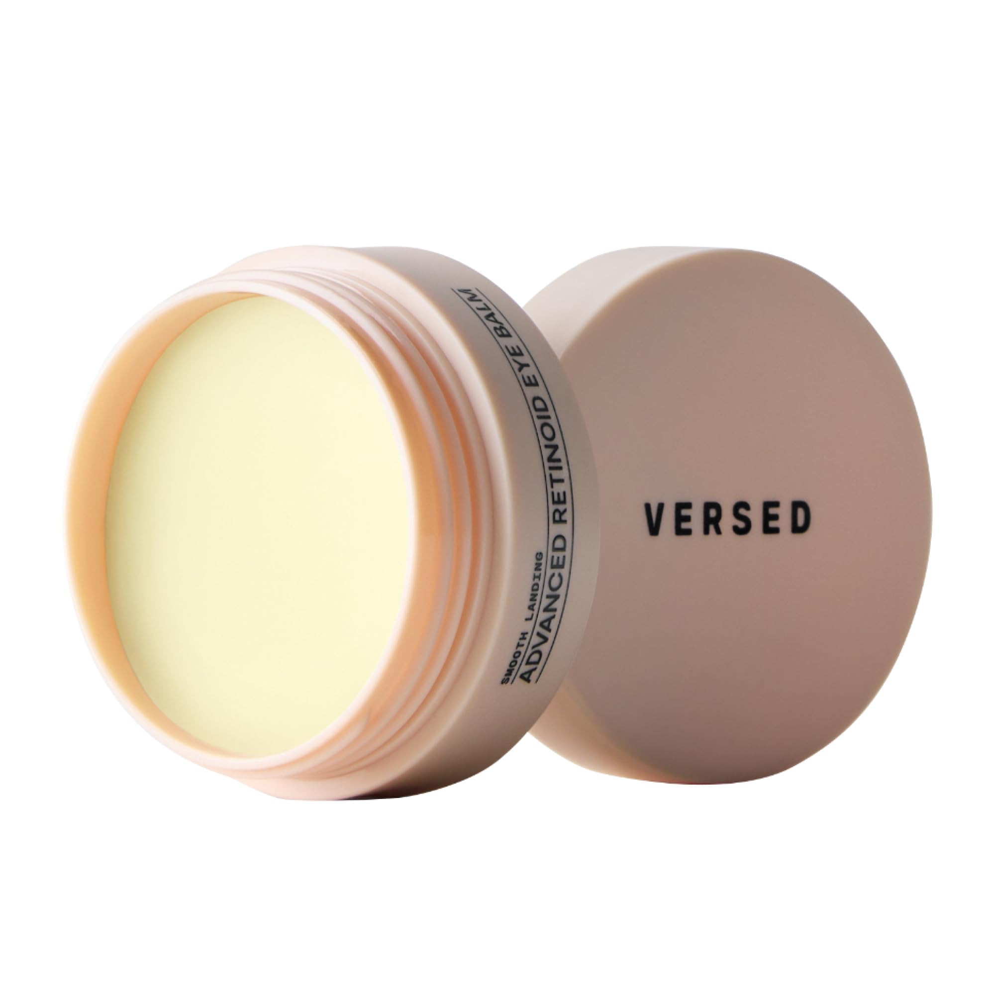 Versed Smooth Landing eye balm tube with gentle retinoid care for smoother under-eye skin