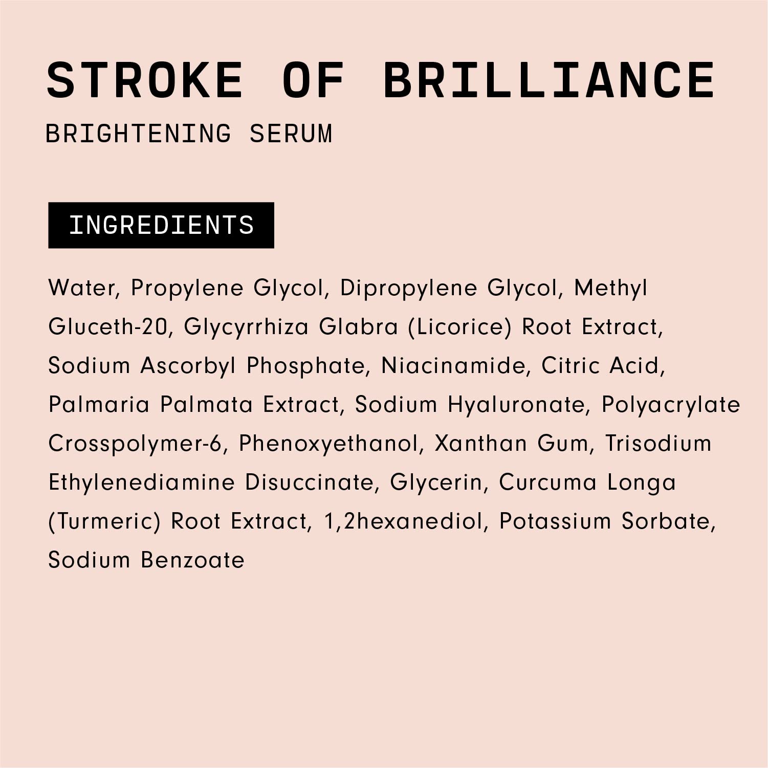 Versed Stroke of Brilliance Serum glow on the skin demonstrates hydration for radiance.