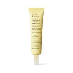 Versed Vacation Eyes ginseng root extract close-up emphasizes energizing eye care
