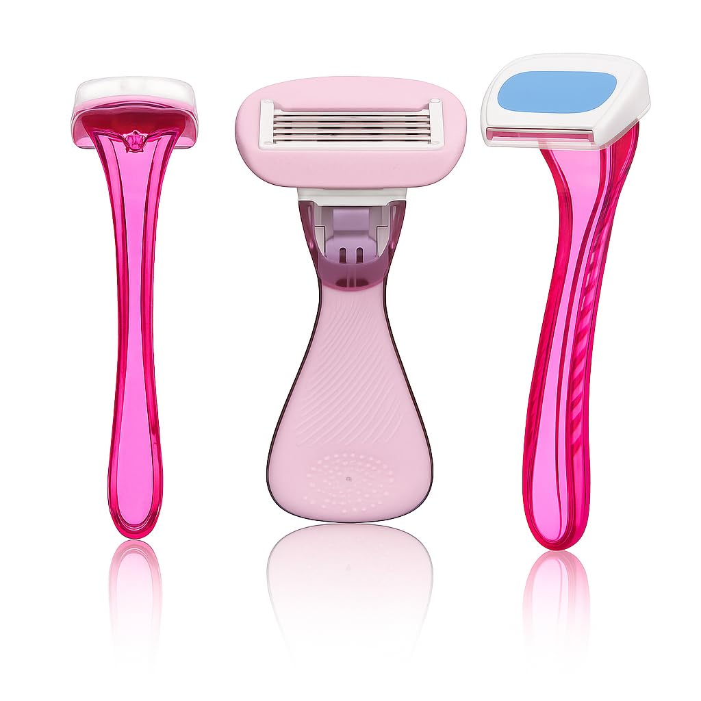 Vertex Bikini Razor handle design offers excellent control during use.