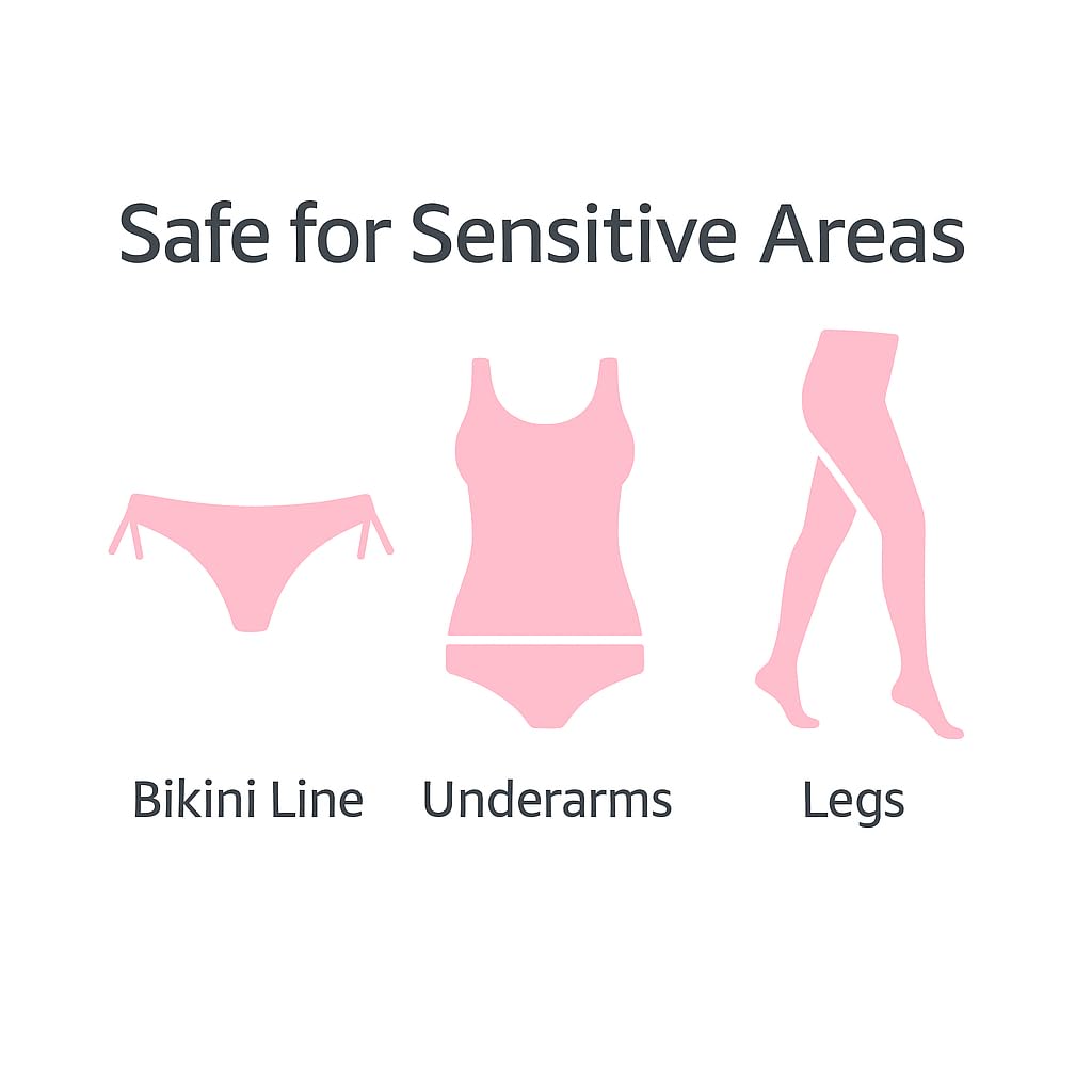 Vertex Bikini Razor travel-friendly TSA design requires no blade changes.