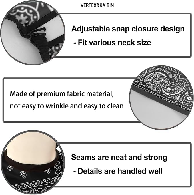 VERTEX&KAIBIN cape soft lightweight fabric enhances comfort during color or perming sessions