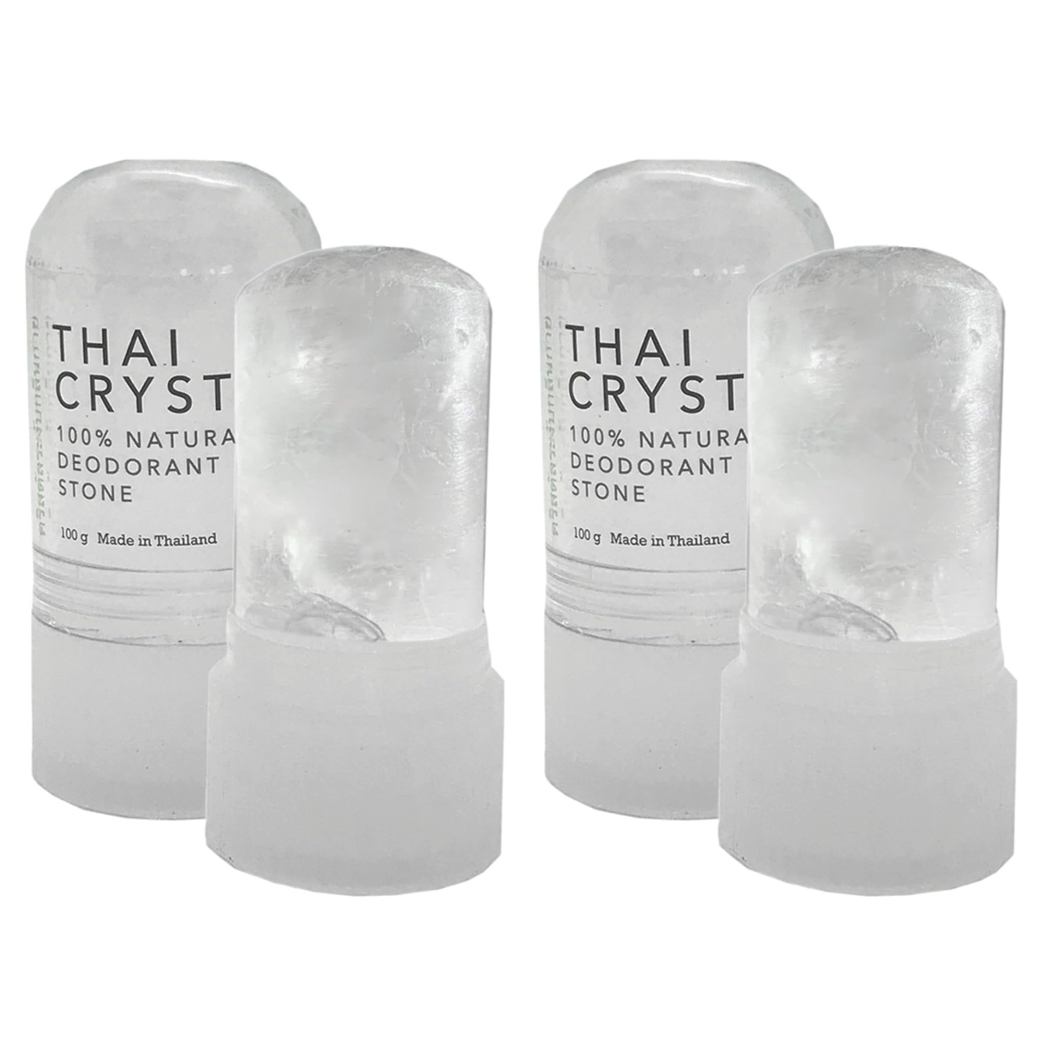 Verve CULTURE Thai crystal deodorant stick close-up shows natural mineral salt for lasting freshness.