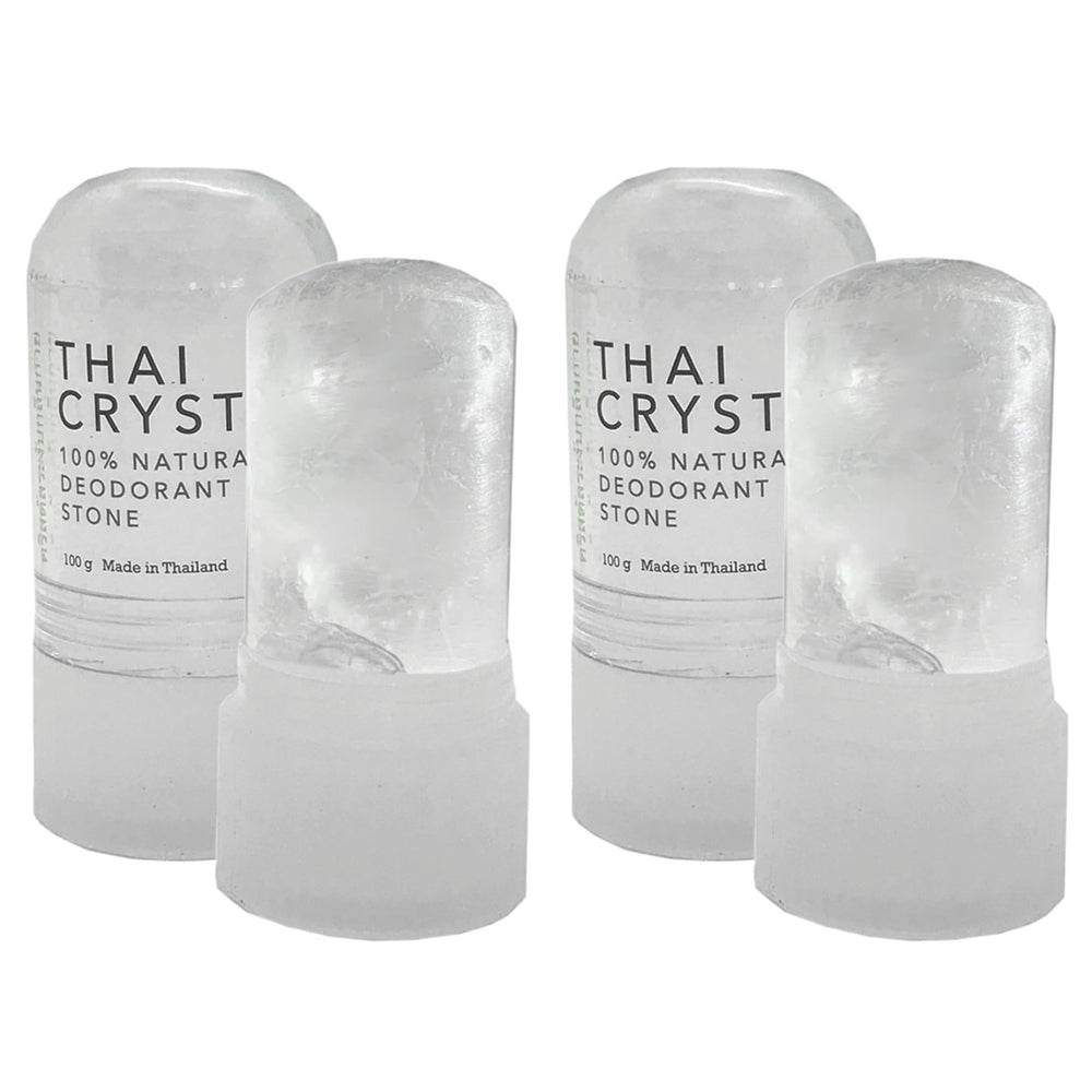 Verve CULTURE Thai crystal deodorant stick close-up shows natural mineral salt for lasting freshness.