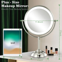 VESAUR triple-color LED lighting system for daylight, warm, and natural tones.