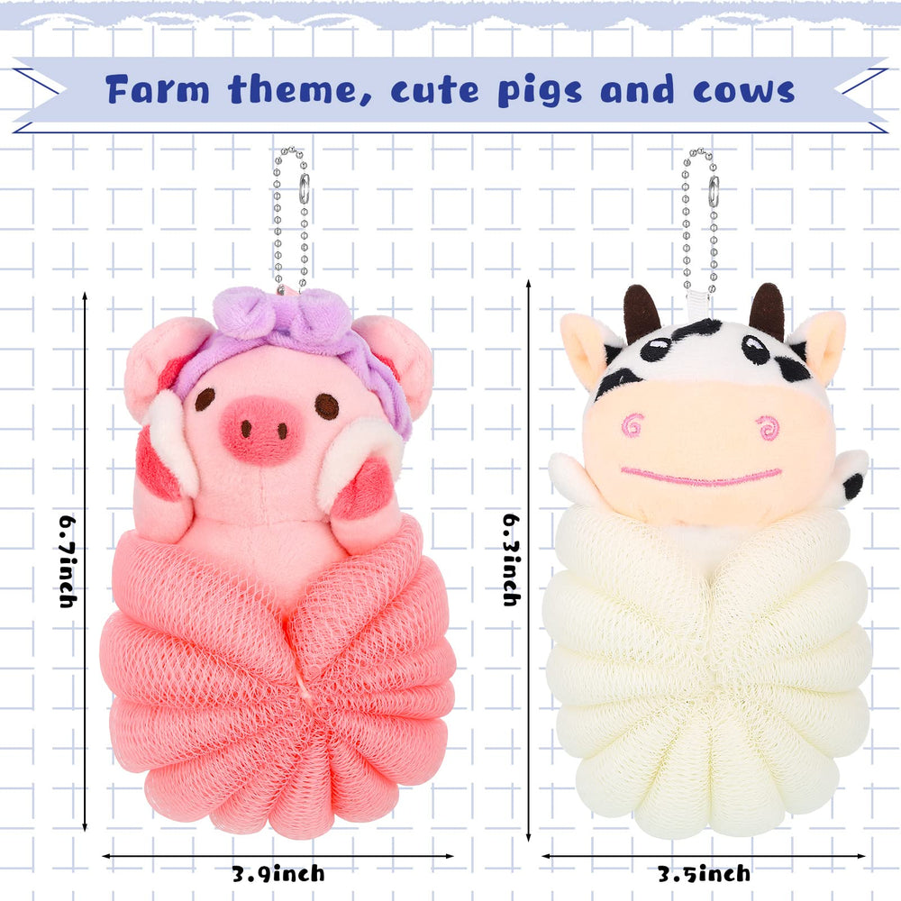 Vesici loofah fabric-soft-texture closeup promotes comfortable washing for kids