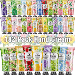 VESPRO 182-pack hand cream set with varied scents for daily moisture.
