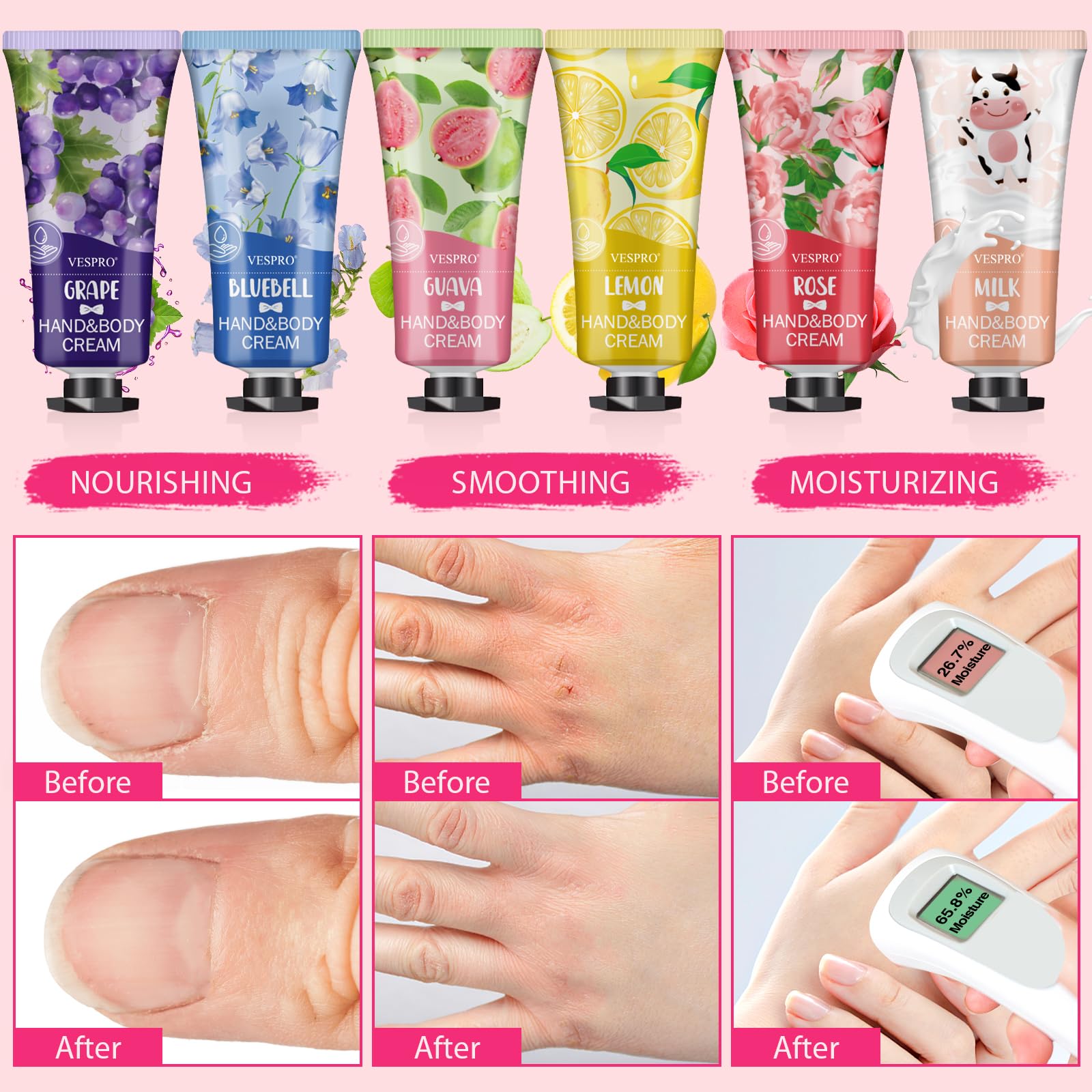 VESPRO formula suitable for most skin types and daily use.