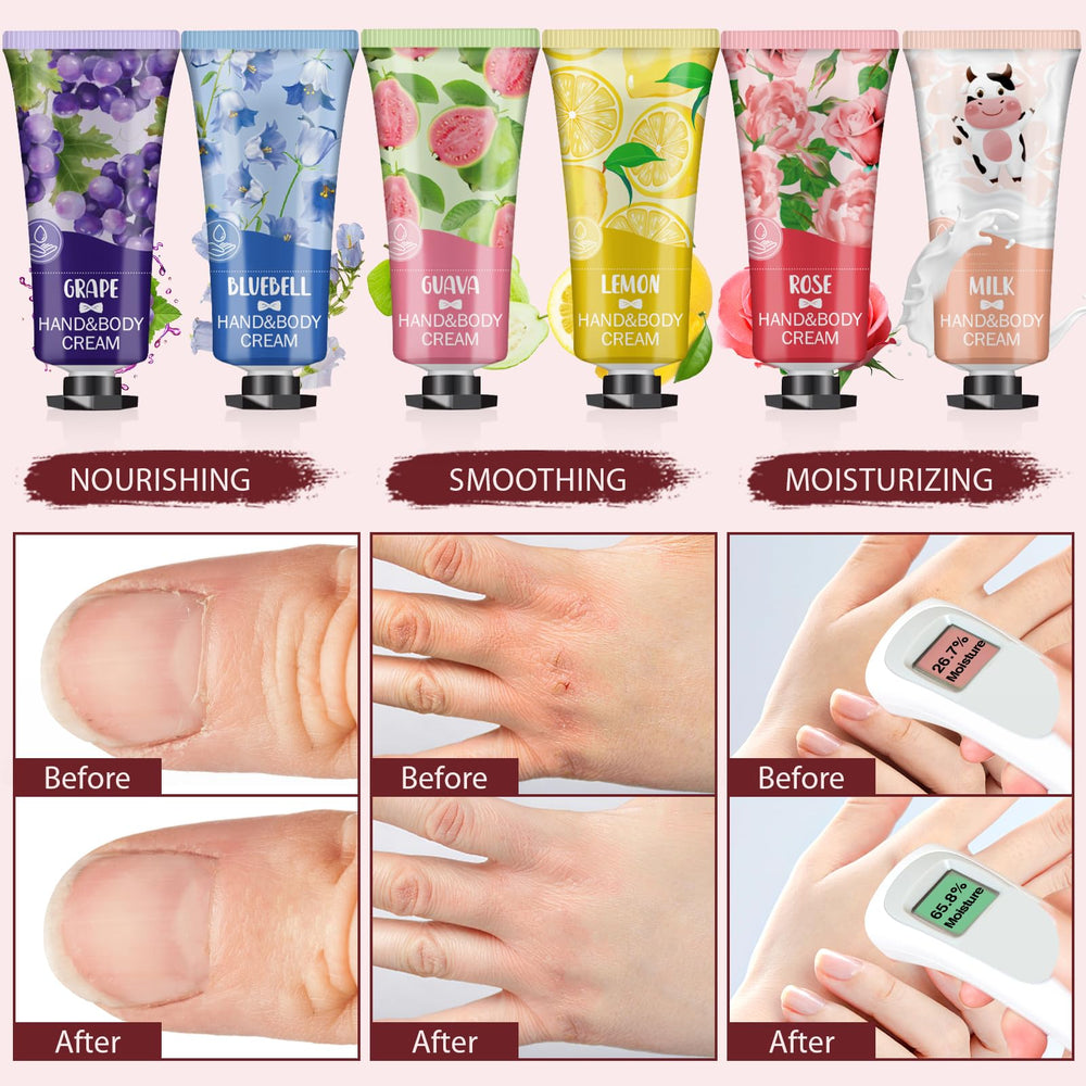 VESPRO 56Pack Hand Cream Gift Set travel size tubes for on-the-go moisture