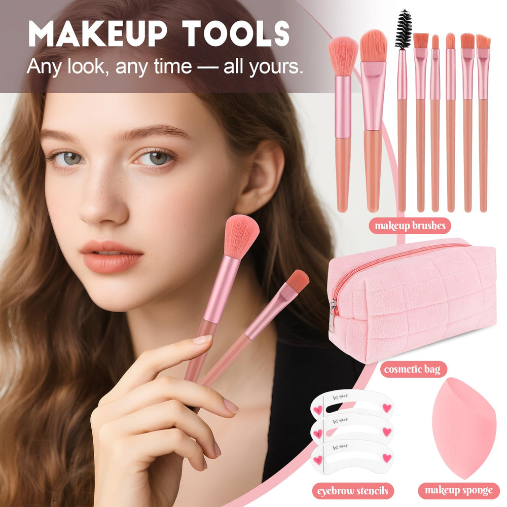 VESPRO All In One Makeup Kit mascara wand delivering dramatic lash length.