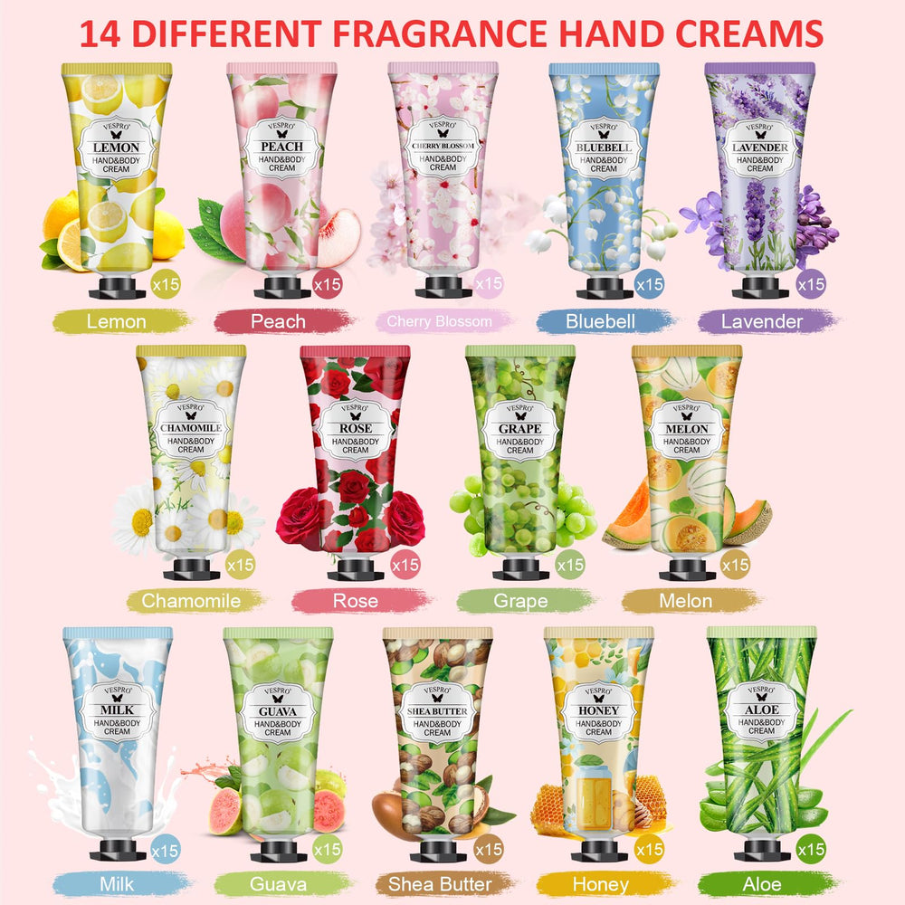 VESPRO bulk hand lotion travel-size tubes fit easily in bags and pockets