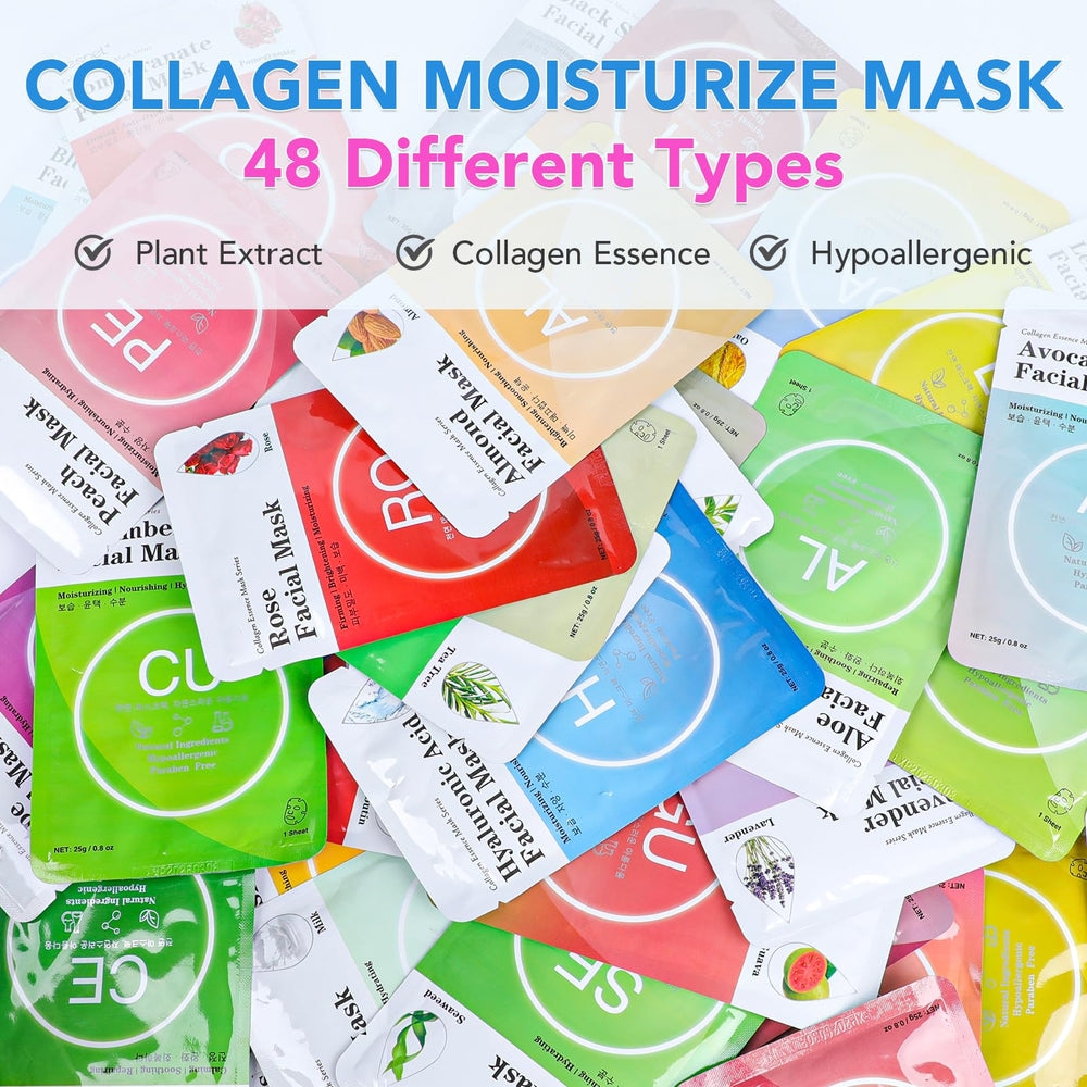 VESPRO plant essence and hyaluronic acid mask close-up for lasting moisture.