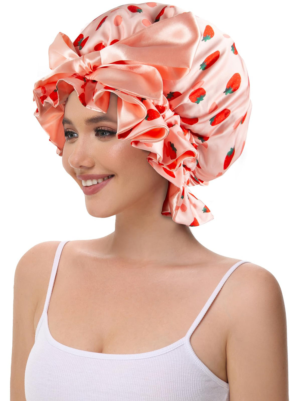 Vettres bonnet suits gym, yoga, or housework for hands-free styling