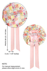 Vettres satin sleep wrap on curly natural hair accommodates various styles