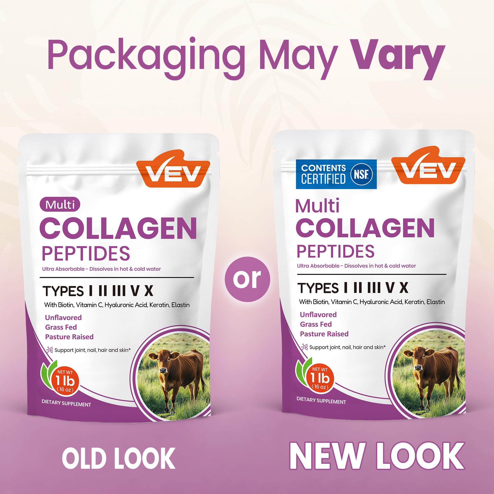 VEV scoop with powder demonstrating single-serving convenience and portioning