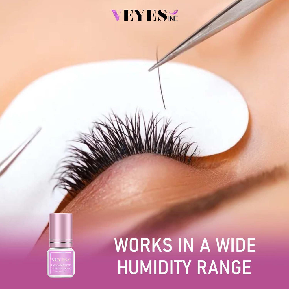 VEYES INC latex- and formaldehyde-free formula close-up.
