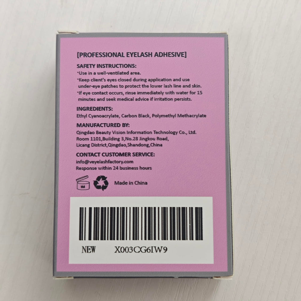 VEYES INC professional-use label on packaging.