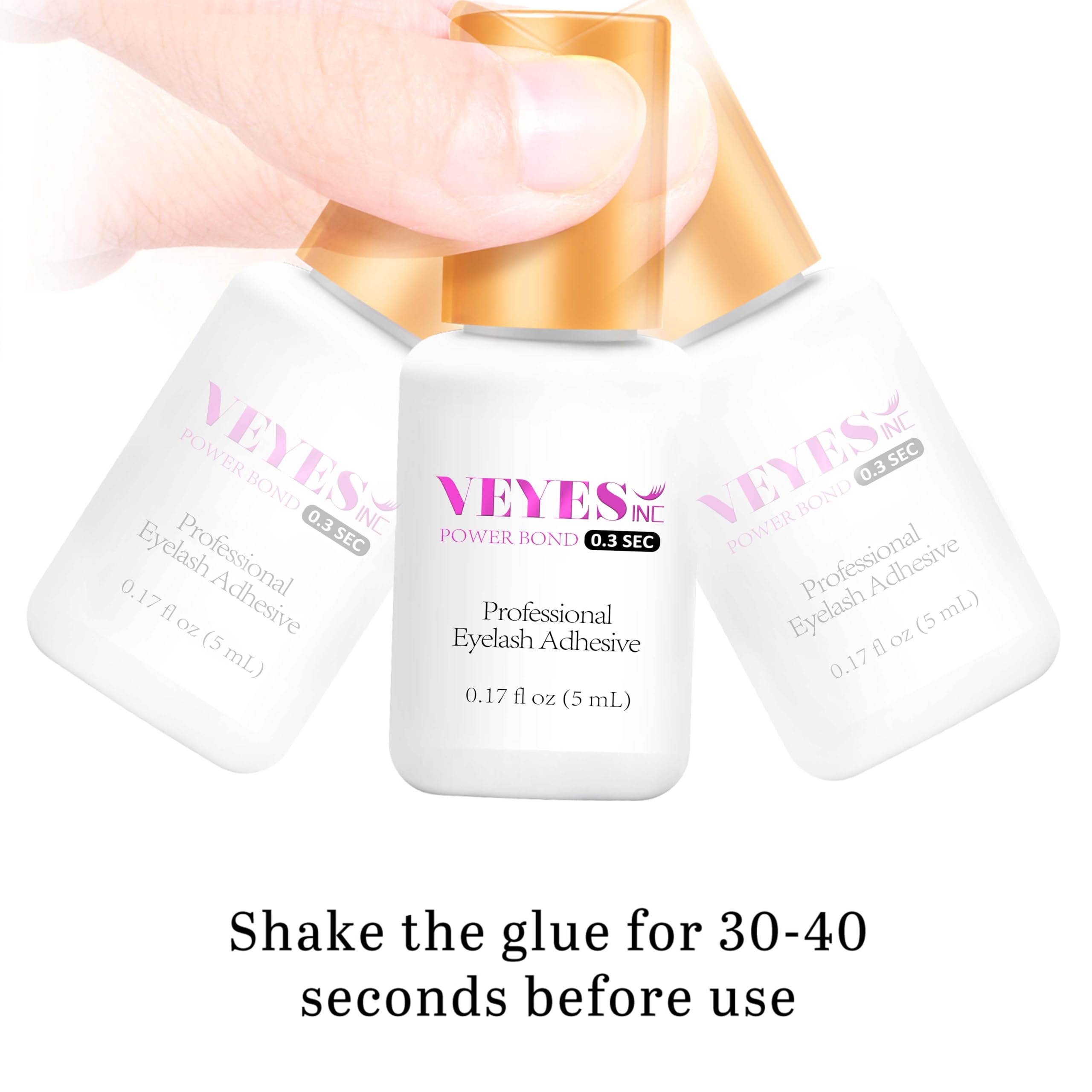 VEYES INC 5ml packaging shown for a professional lash kit setup.