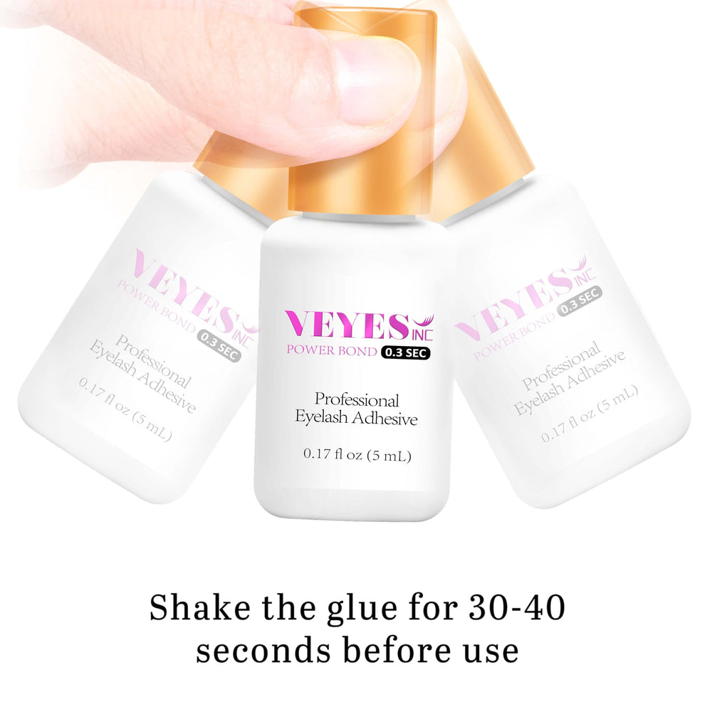VEYES INC 5ml packaging shown for a professional lash kit setup.