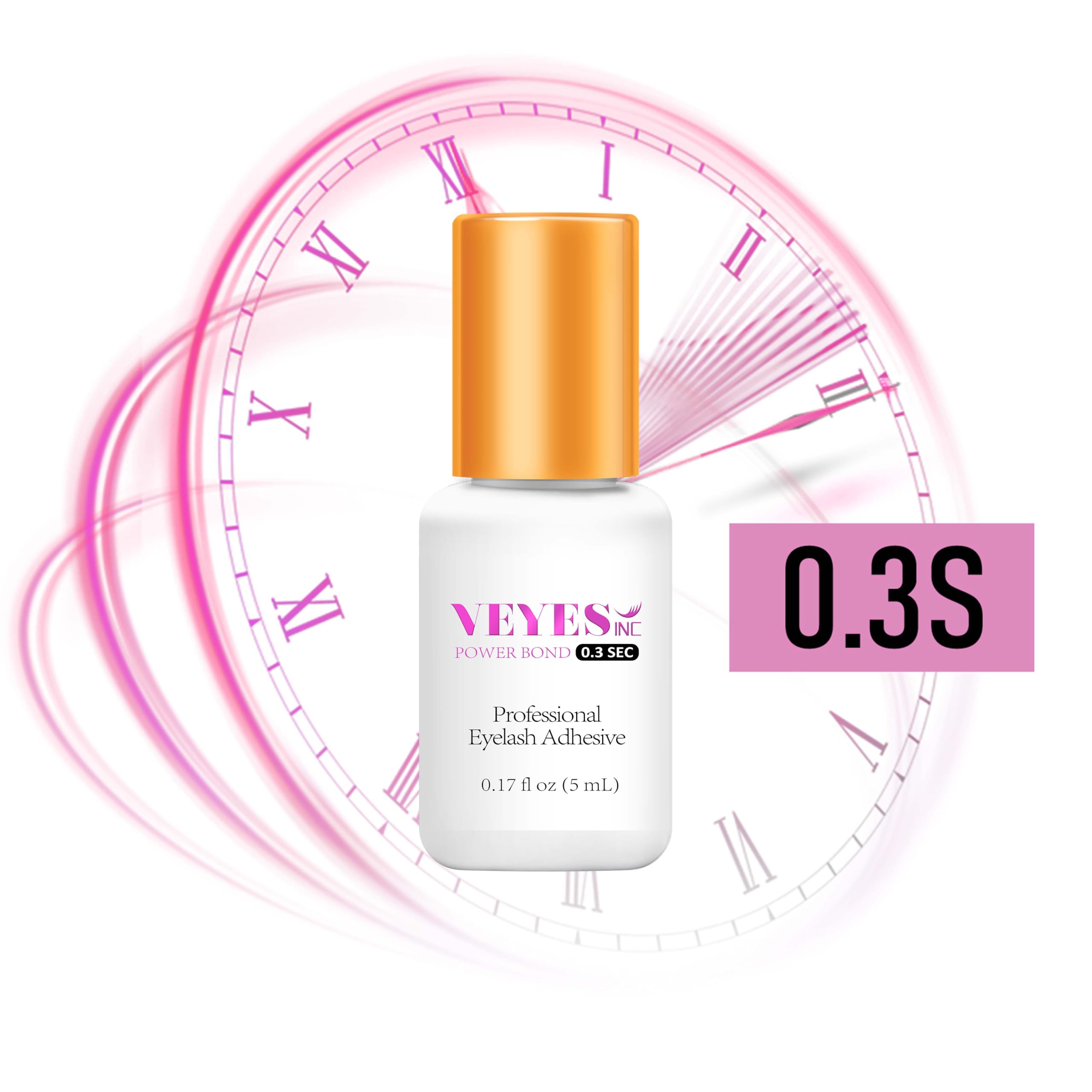 VEYES INC lash glue in-salon application scene demonstrating efficient service.