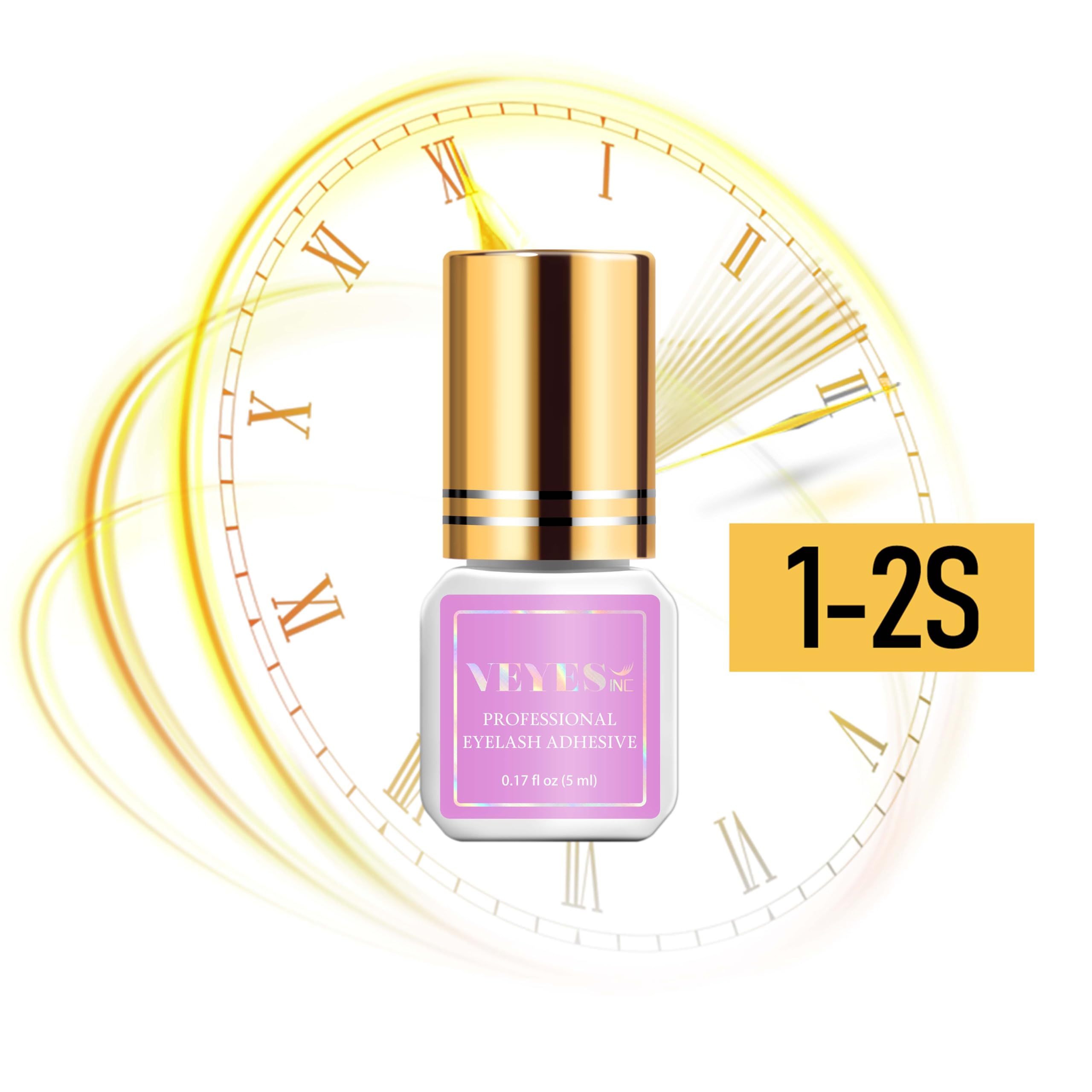 VEYES INC lash glue fast-dry 1-2 sec enables quick salon setups.