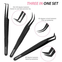 VEYES INC lash tweezers for salon use offer professional-grade precision.