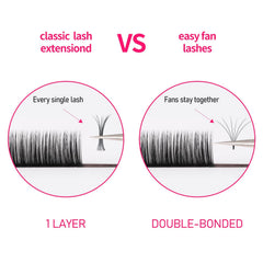 VEYES INC Matte black cruelty-free Korean PBT fibers for natural lash looks