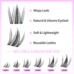 VEYESBEAUTY application guide image demonstrates quick self-application with clusters.