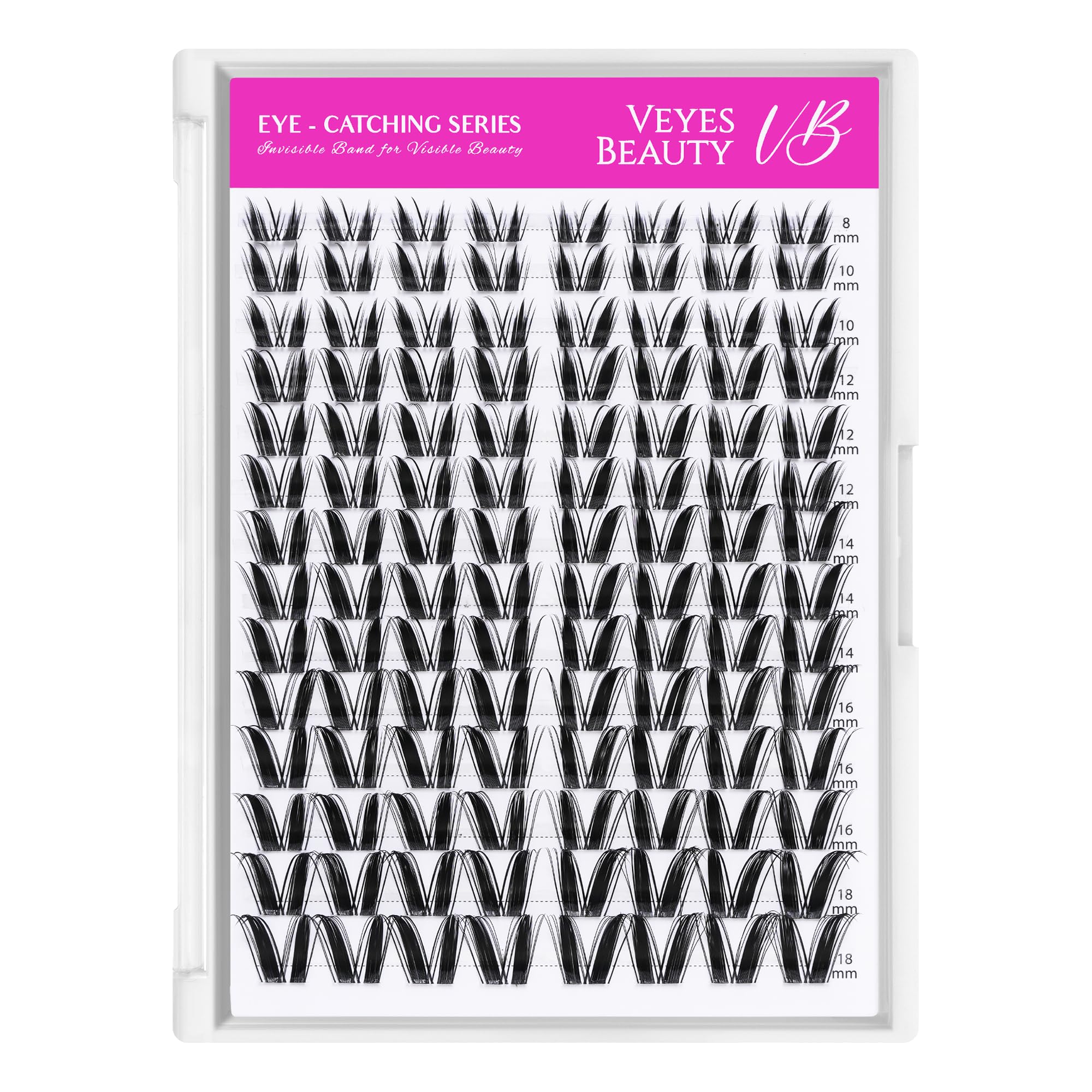 VEYESBEAUTY Lash Clusters long wear preview indicates extended wear potential.