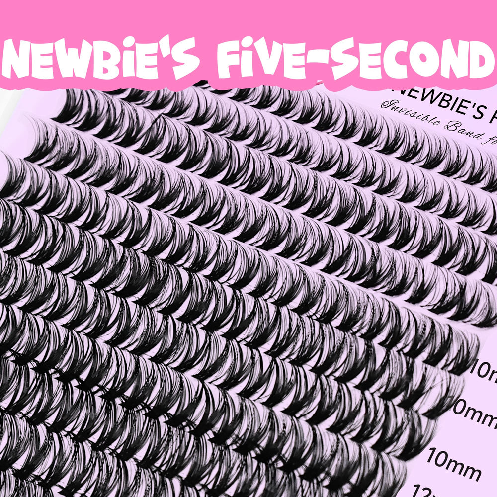 VEYESBEAUTY lash clusters for newbie five-second application