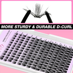 VEYESBEAUTY lash extensions on eye example illustrating smooth curl and seamless blend.