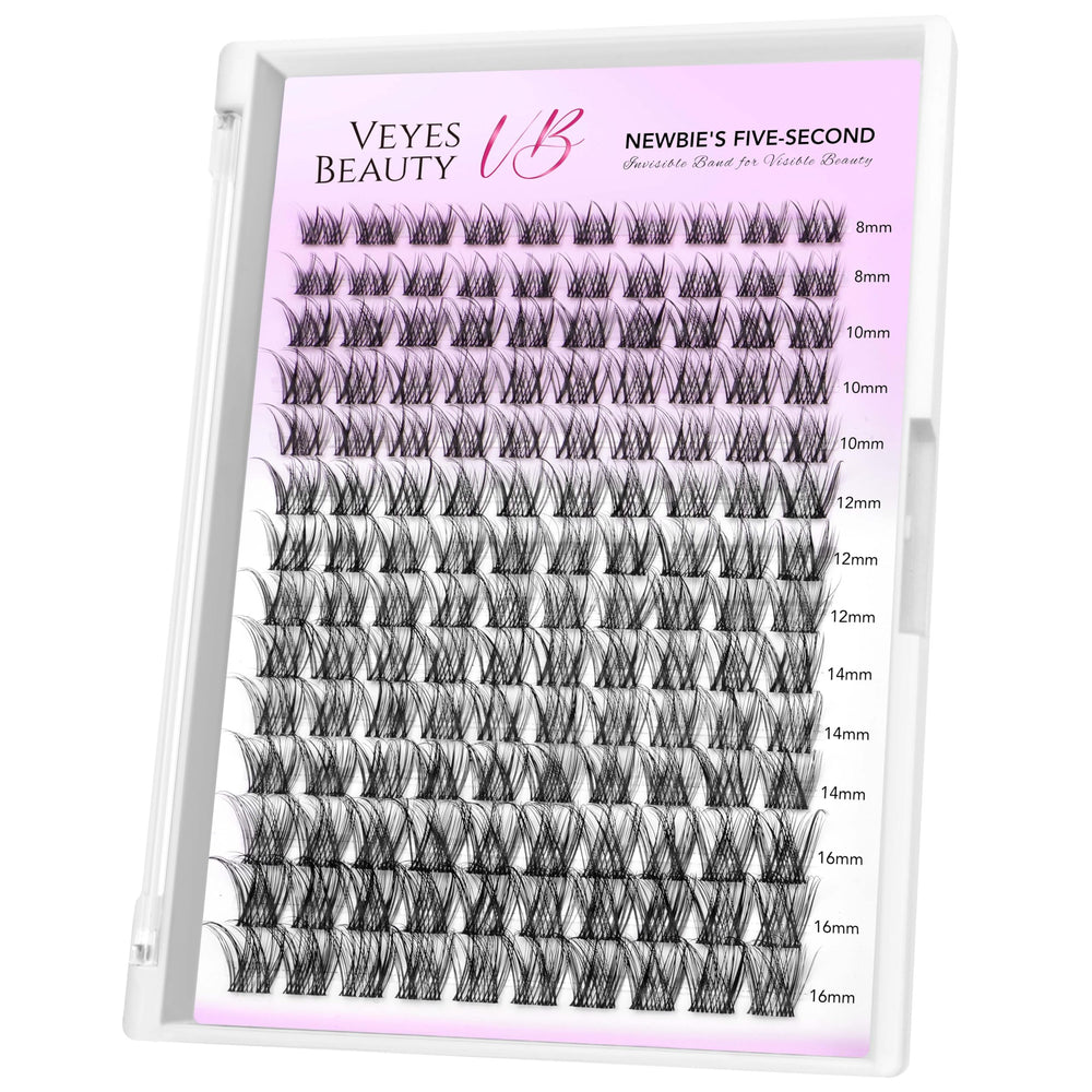 VEYESBEAUTY LuxeBold cluster lashes tray for versatile volume and DIY convenience