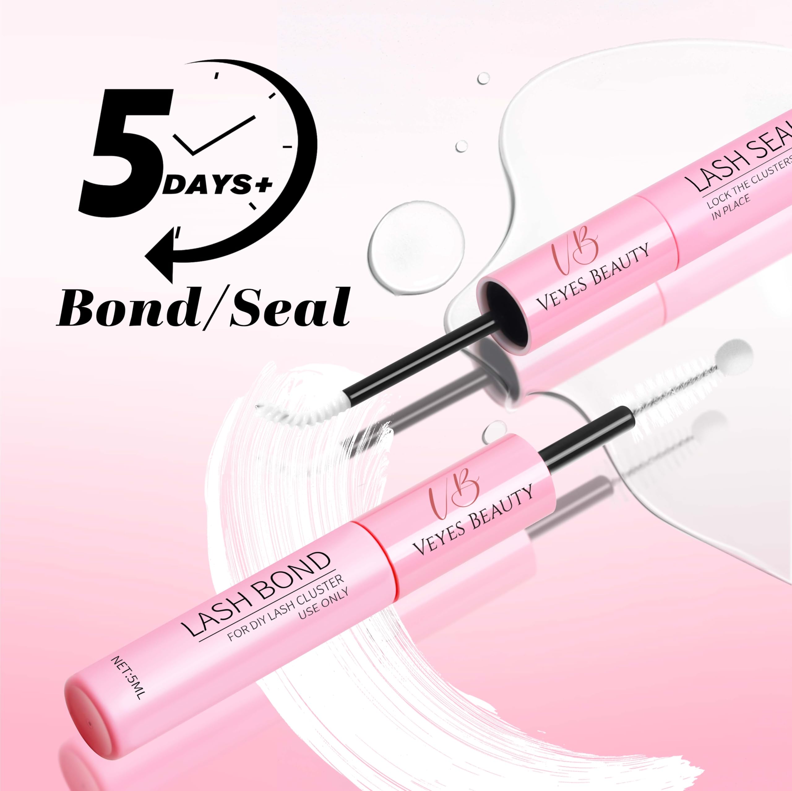 VEYESBEAUTY newbie-friendly application demonstrates easy at-home lash routine.