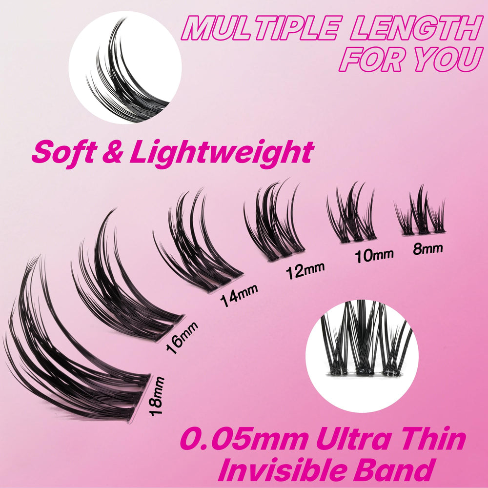 VEYESBEAUTY PBT fibers deliver lightweight, fluffy lashes for all-day wear.