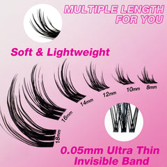 VEYESBEAUTY PBT fibers deliver lightweight, fluffy lashes for all-day wear.
