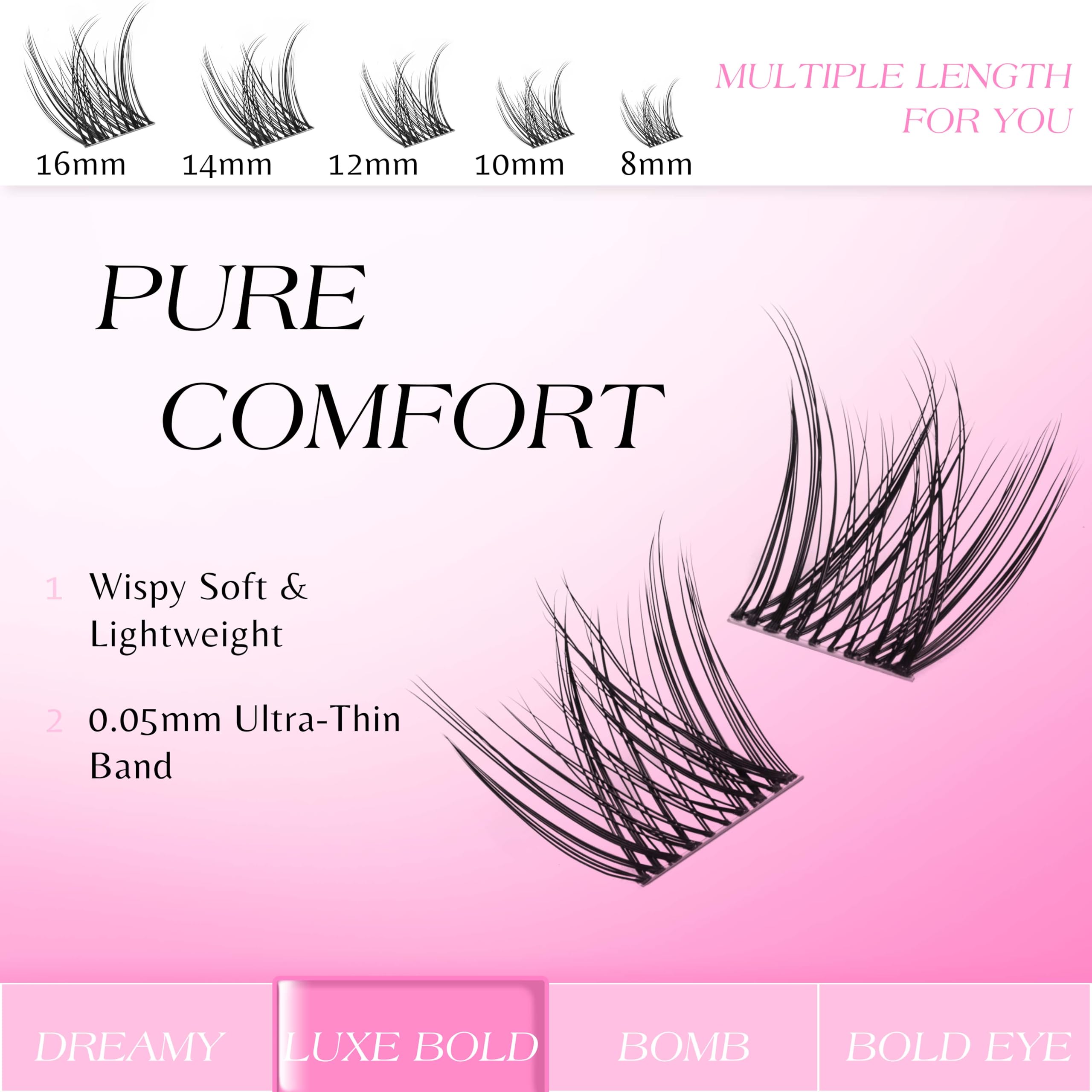 VEYESBEAUTY soft lightweight PBT fibers deliver feather-light comfort
