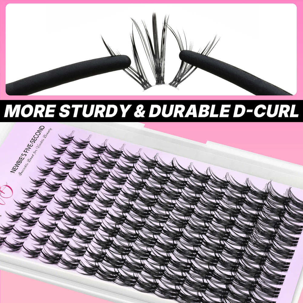 VEYESBEAUTY Ultra-thin lash band for easier, more natural-looking applications.