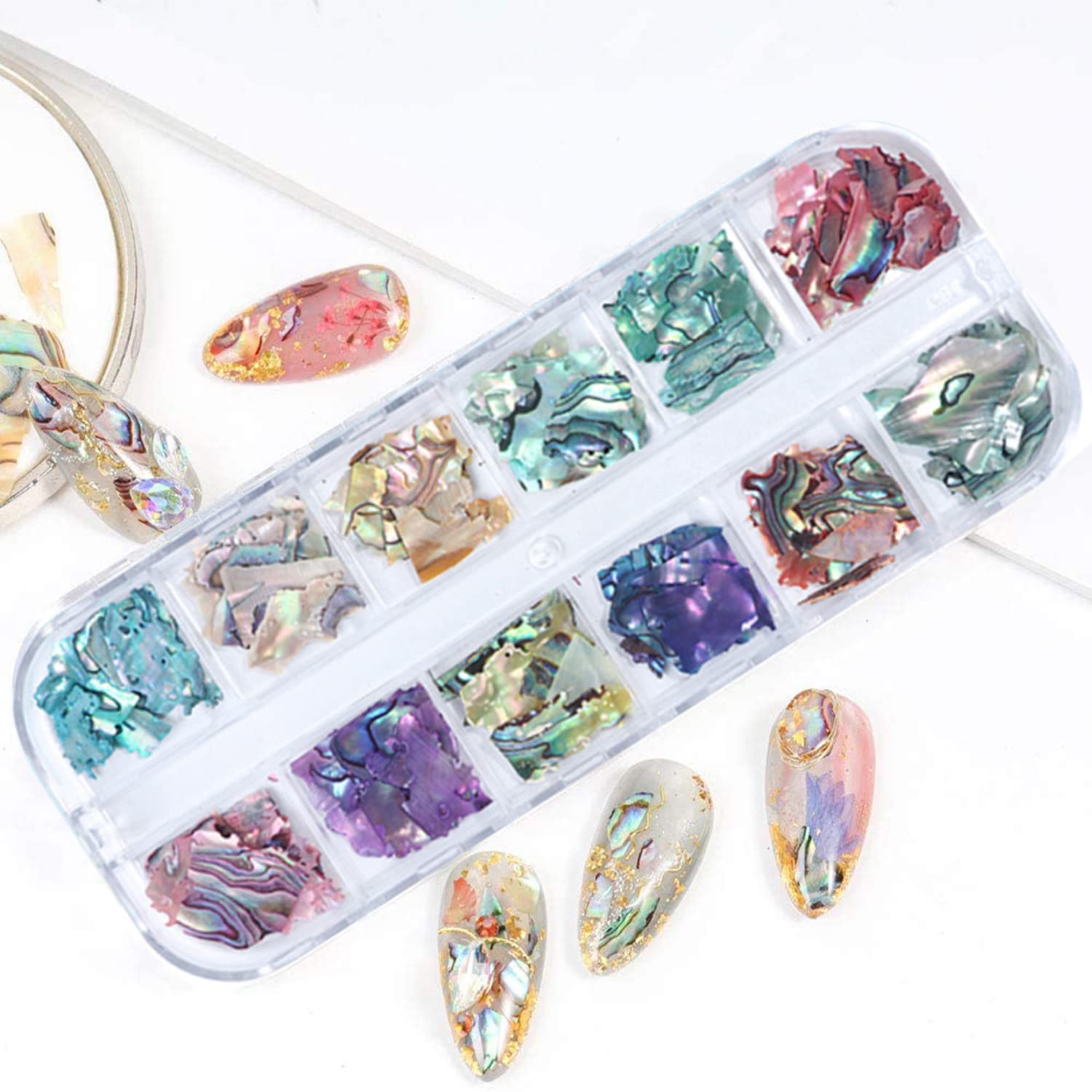 Vezocim glitter flakes for nails and crafts spark festive vibes.